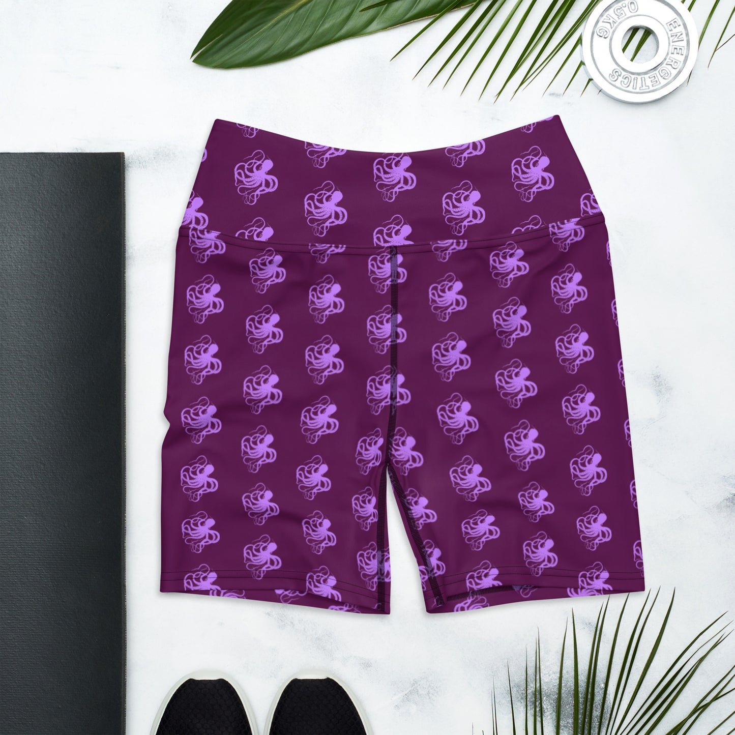 Bright Octopus Yoga Shorts