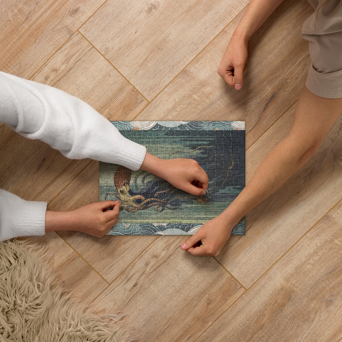 Vintage Squid Jigsaw puzzle
