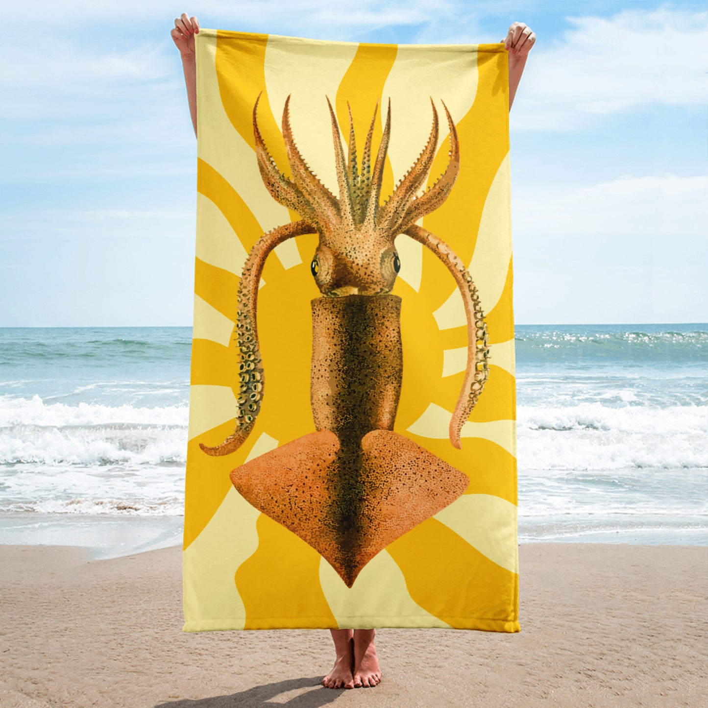 Squid Beach Towel