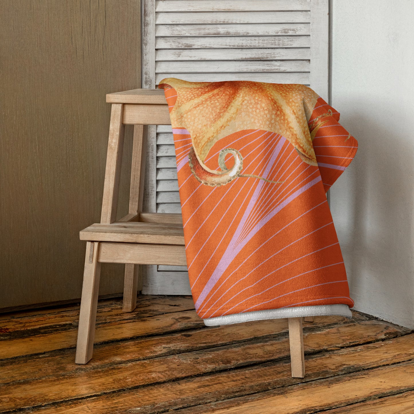 Colorful Octopus Beach Towel