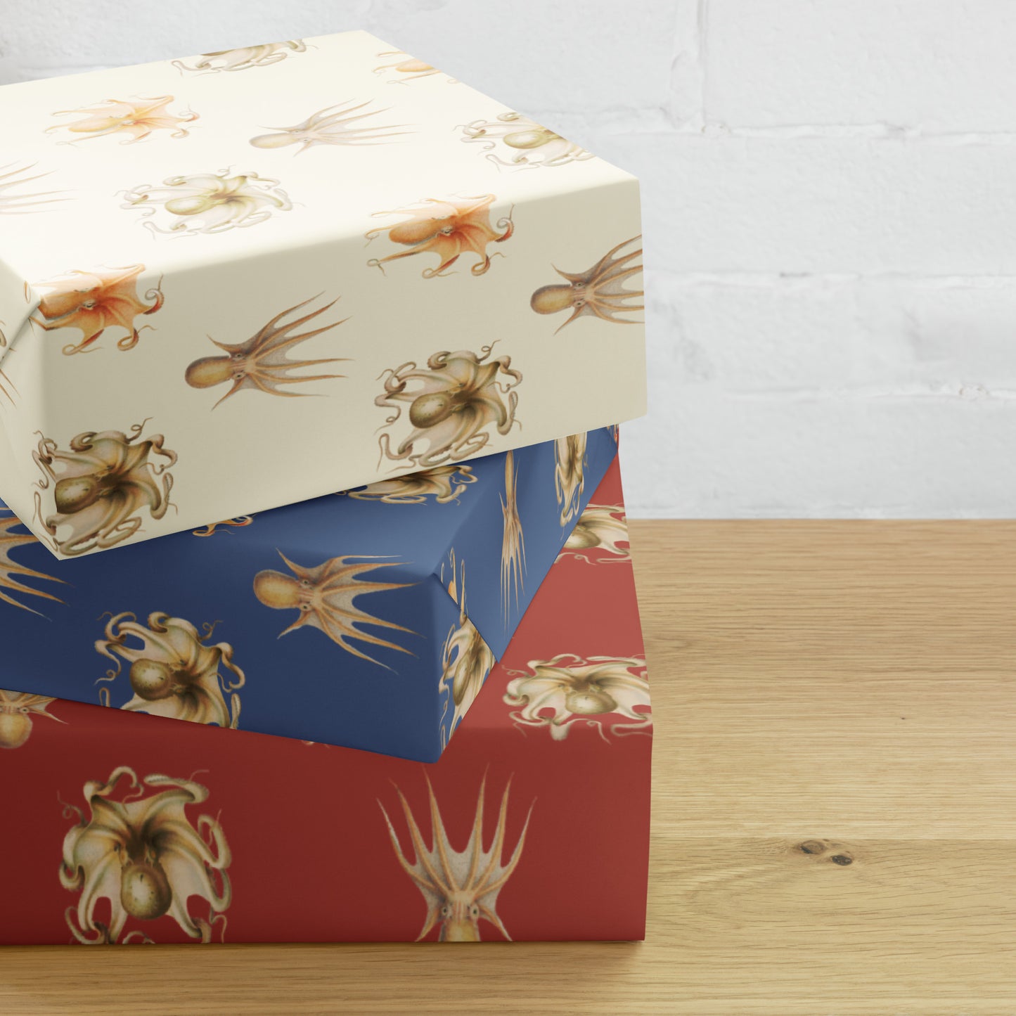 A Trio of Tentacles Wrapping Paper